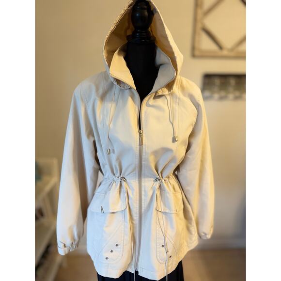 FRANZTEX VINTAGE Fall Hooded Light Weight Zip Up Jacket - Picture 3 of 10